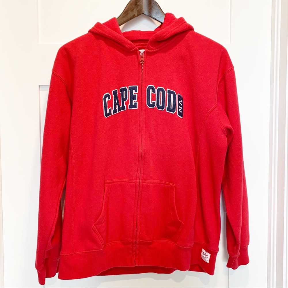 Cuffy’s of Cape Cod Full Zip Red Hoodie